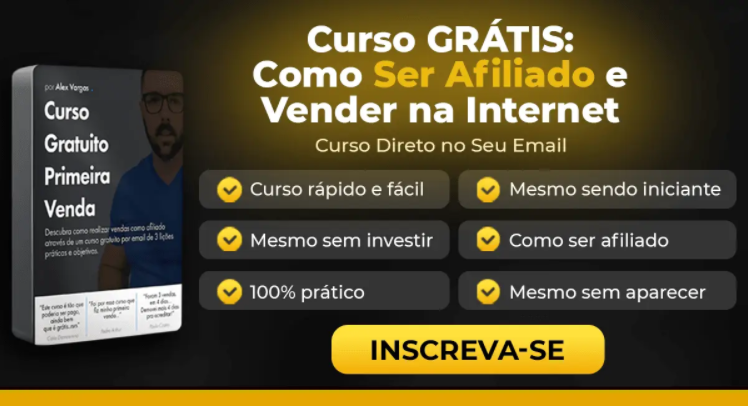 curso gratis como ser afiliado e vender na internet