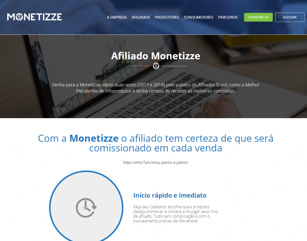 Afiliados monetizze